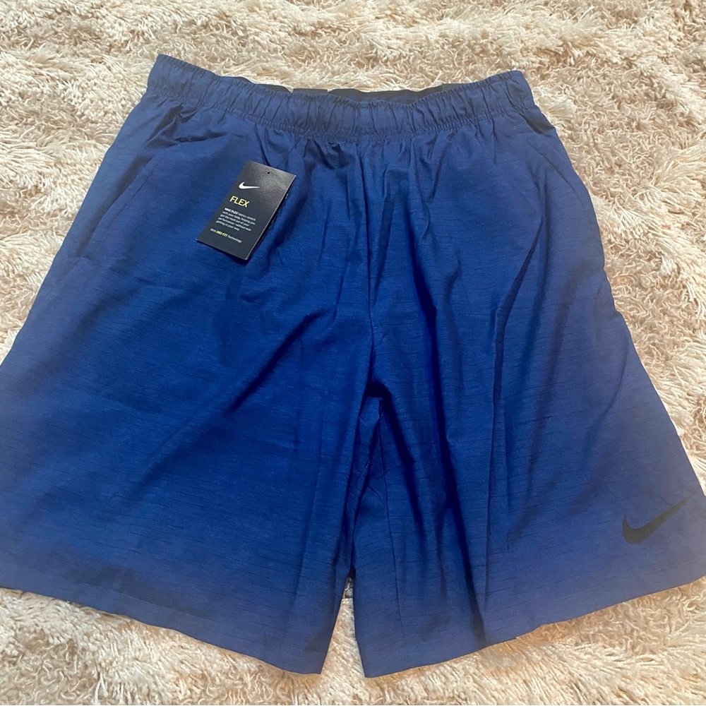 Nike Flex Dri-fit Blue Standard Fit Shorts large NWT